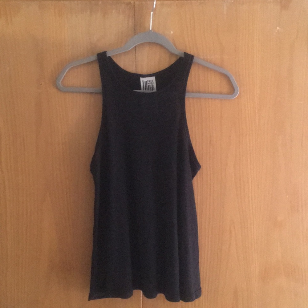 Free People Dark Grey Tank xs